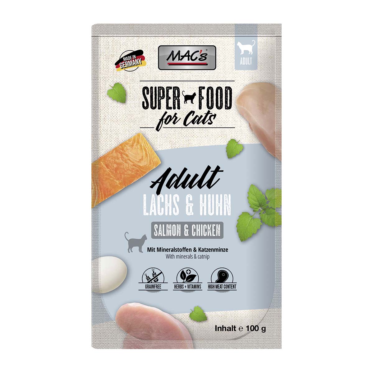 MAC's Cat Pouchpack Lachs und Geflügel kaufen bei ZooRoyal