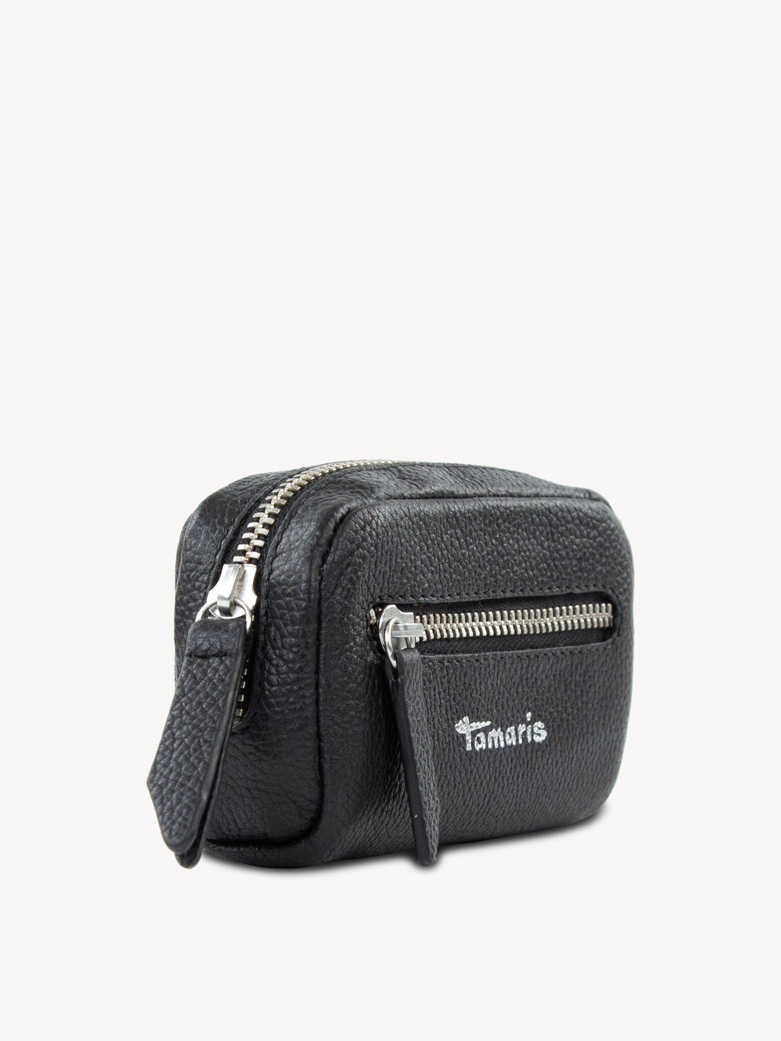 Étui à clés en cuir - noir