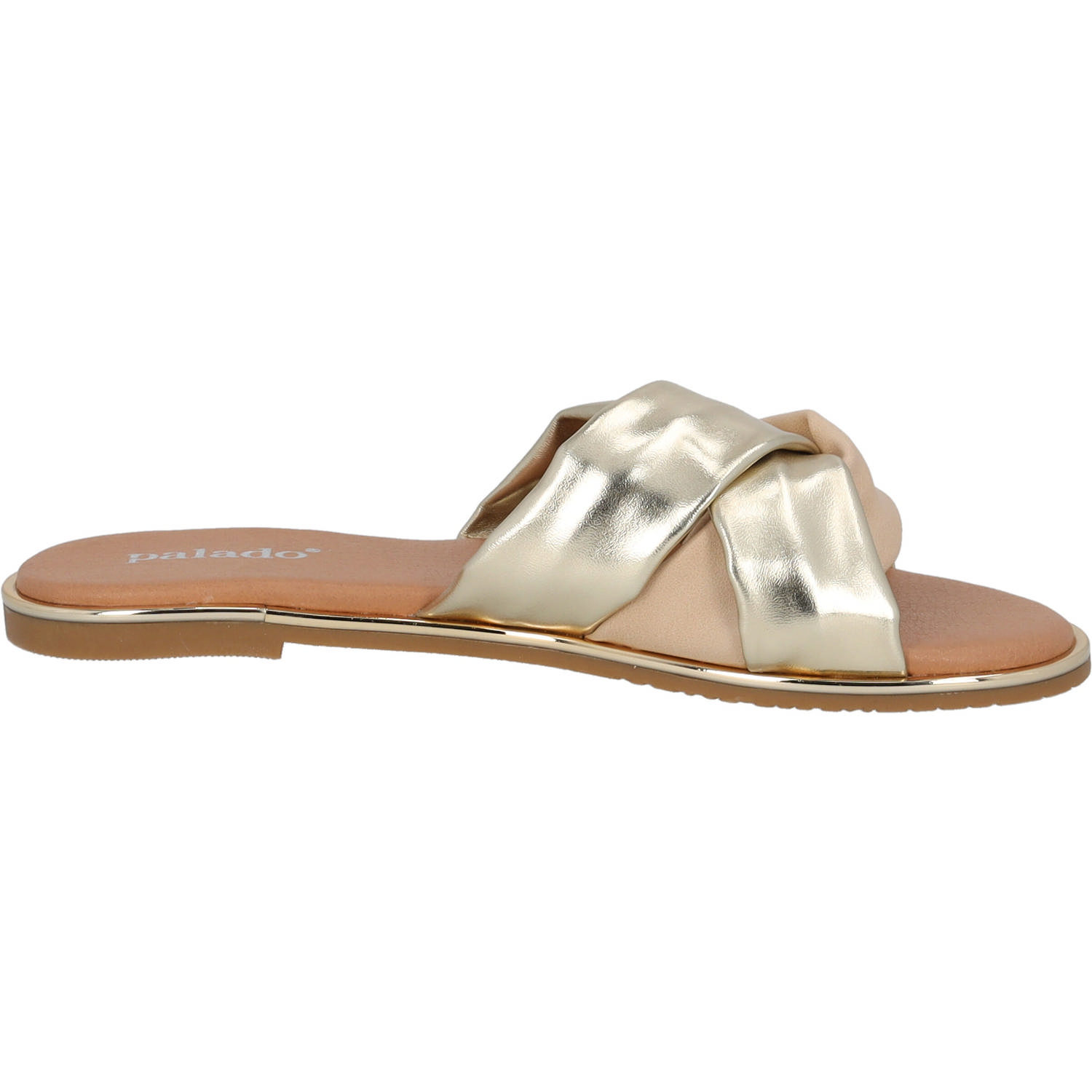 Palado Okora, Pantoletten & Badeschuhe, Damen, Gold Metallic
