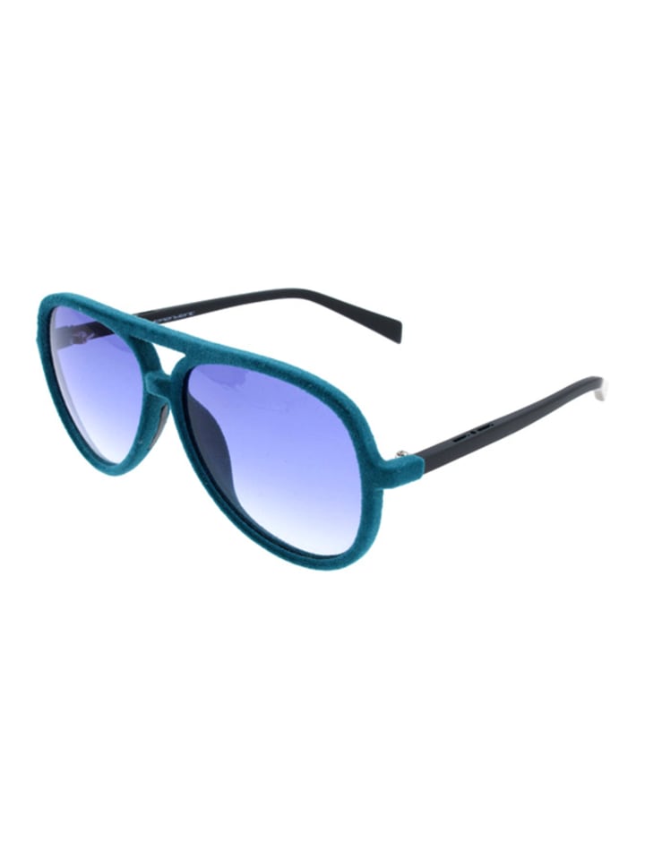 Italia Independent Kinder-Sonnenbrille in Grün/ Schwarz günstig kaufen 52