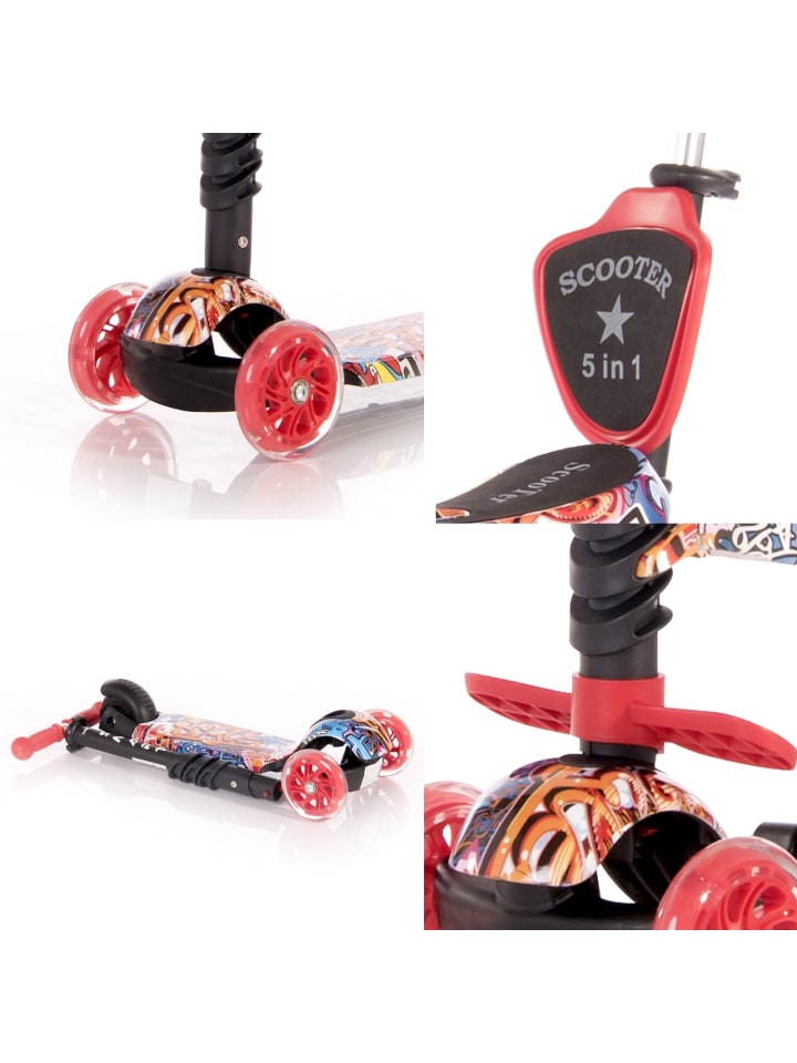 Lorelli Scooter Smart Plus 5 in 1 in rot günstig kaufen onesize