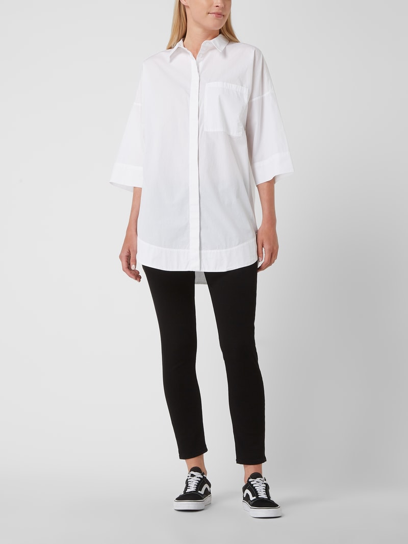 Skinny Fit Jeans mit Lyocell-Anteil in schwarz