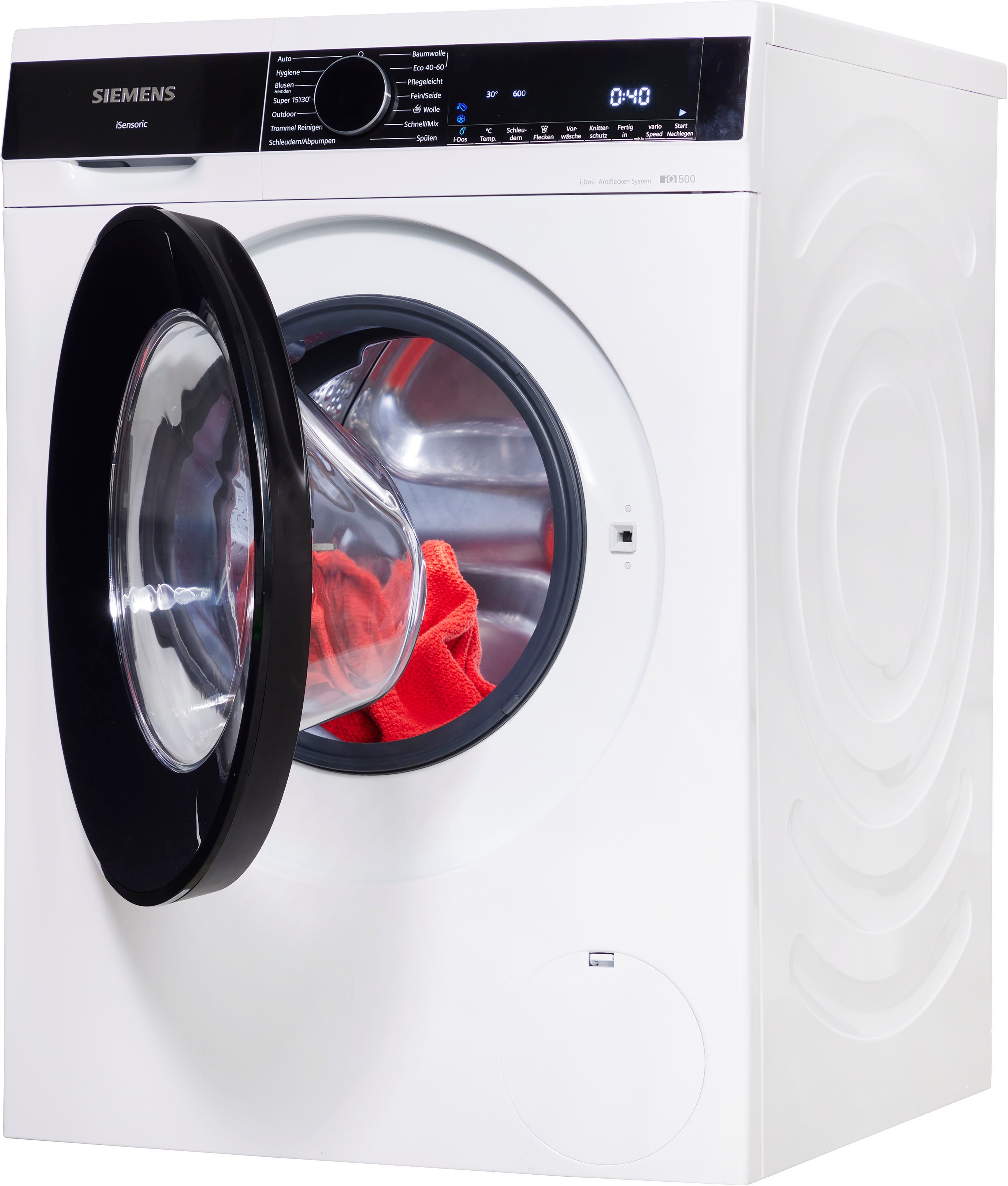 SIEMENS Waschmaschine WG44G2A40, 9 kg, 1400 U/min, i-Dos - Dosierautomatik
