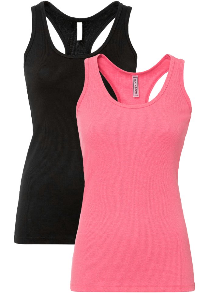2er-Pack Ripp-Tanktop