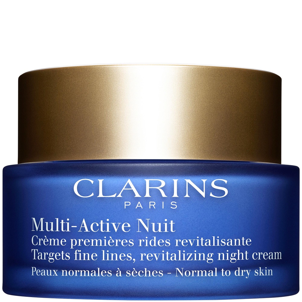 Clarins Multi-Active Nuit  Crème Premières Rides Revitalisante - Peaux Normales à Sèches Soins multi-actifs