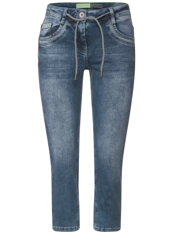 CECIL Loose Fit Jeans in 3/4-Länge