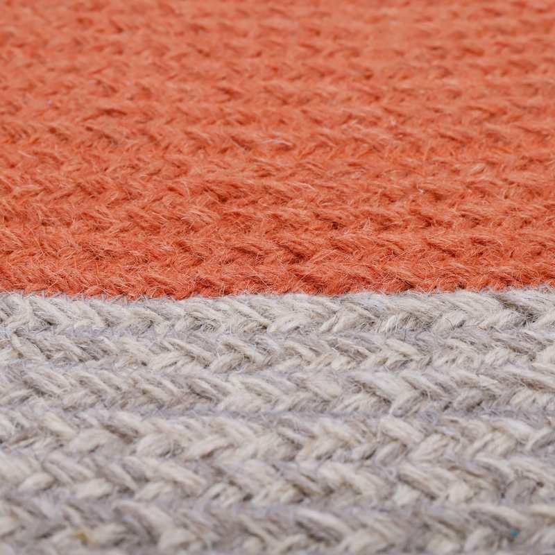 Tapis laine tressée 120cm NOLAN