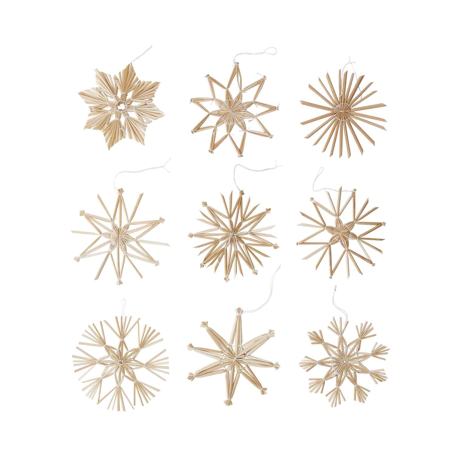 X-MAS Strohsterne 27er-Set