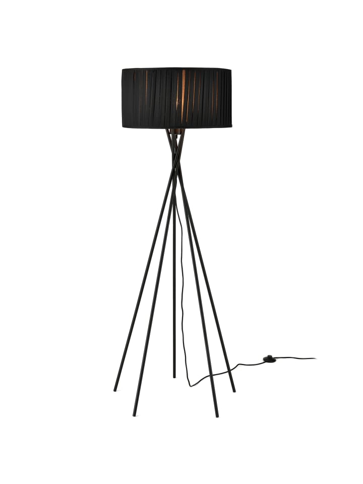 lux.pro Stehleuchte Black Mikado in Schwarz (H)155cm (B)48cm günstig kaufen onesize