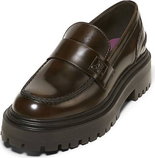 Marc O'Polo Chunky-Loafer aus poliertem Kalbleder