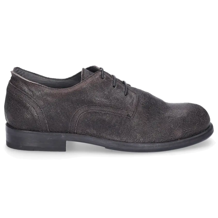 Fiorentini + Baker - Schnürschuhe GUMY Glattleder Prägung schwarz - schwarz
