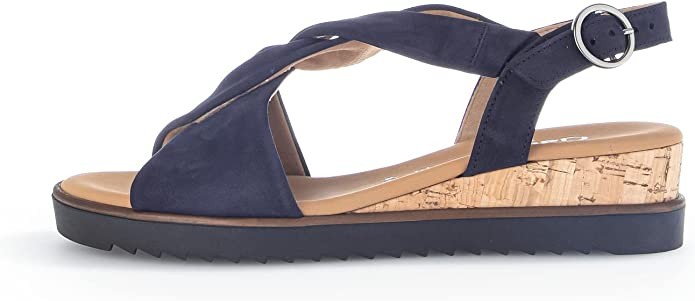 GABOR Komfort Sandalen blau