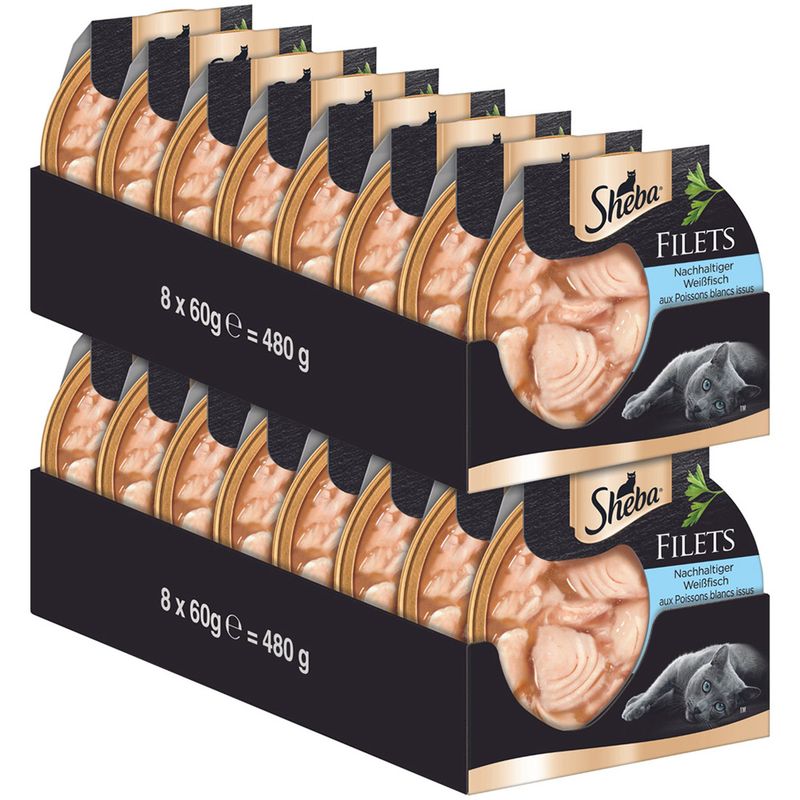 Sparpaket Sheba Filets 32 x 60 g zu TOP-Preisen