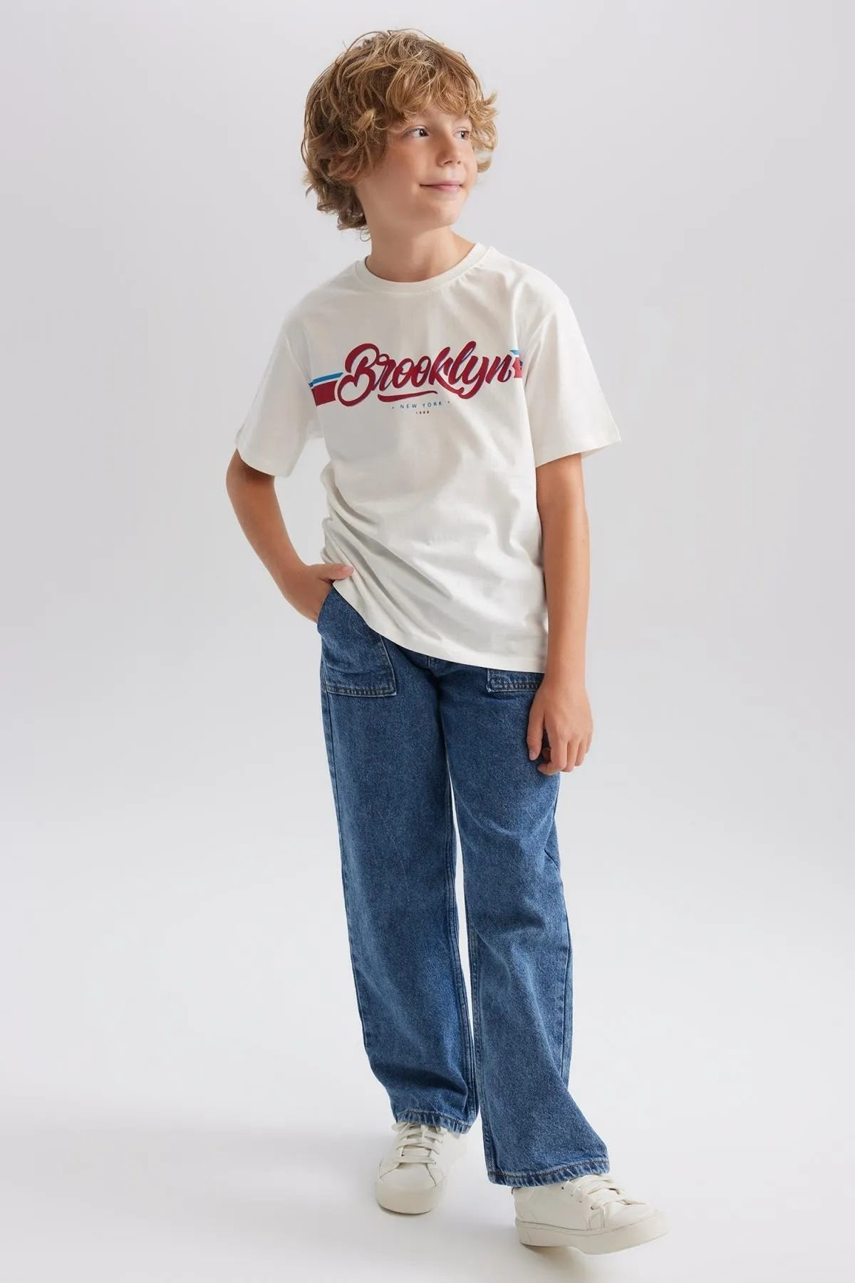 DeFacto  Jeanshose mit weitem Bein für Jungen