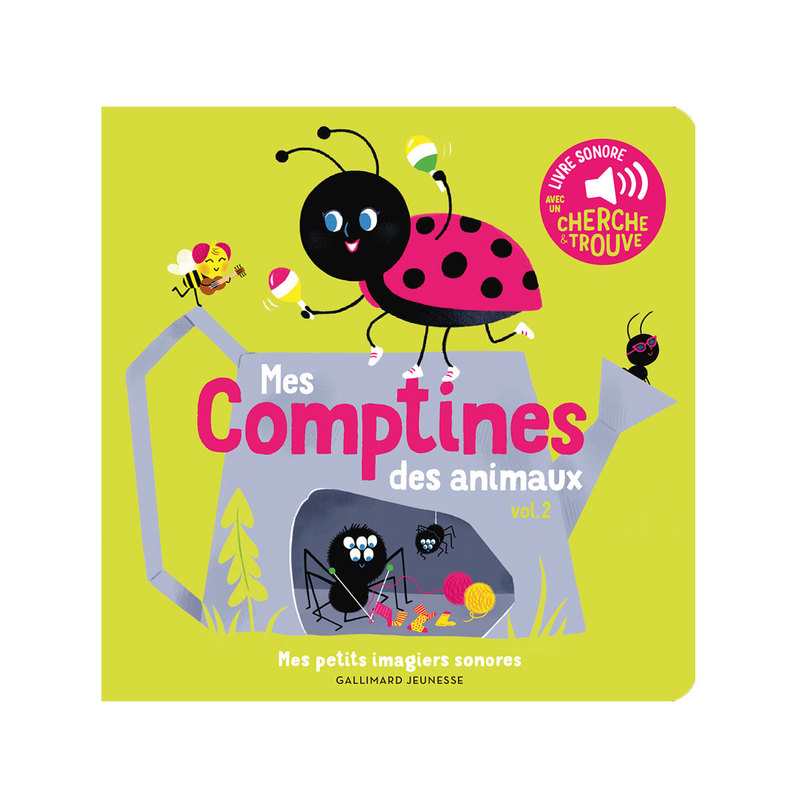 Livre Mes comptines des animaux Vol 2 - Gallimard Jeunesse