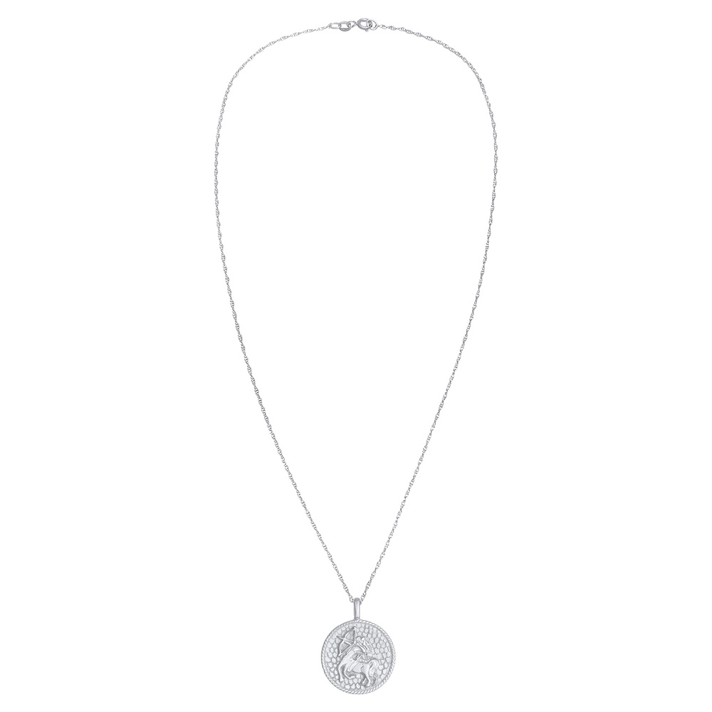 Elli Elli Collier Signe du zodiaque féminin Sagittaire Pièce de monnaie antique Tendan Bijoux