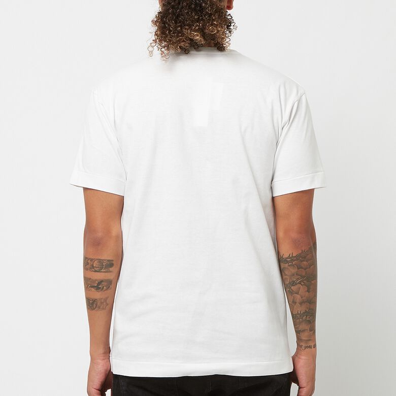 Comme des Garcons Play Big Red Heart Logo T-Shirt white