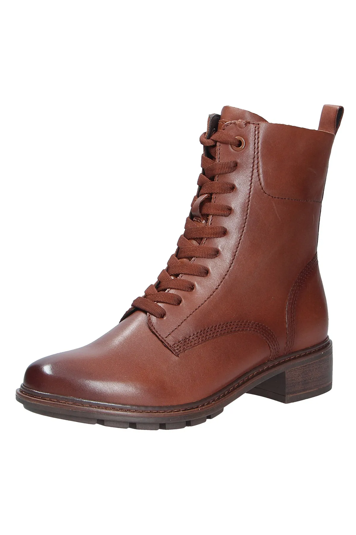 Tamaris  Stiefelette - Braun - Blockabsatz