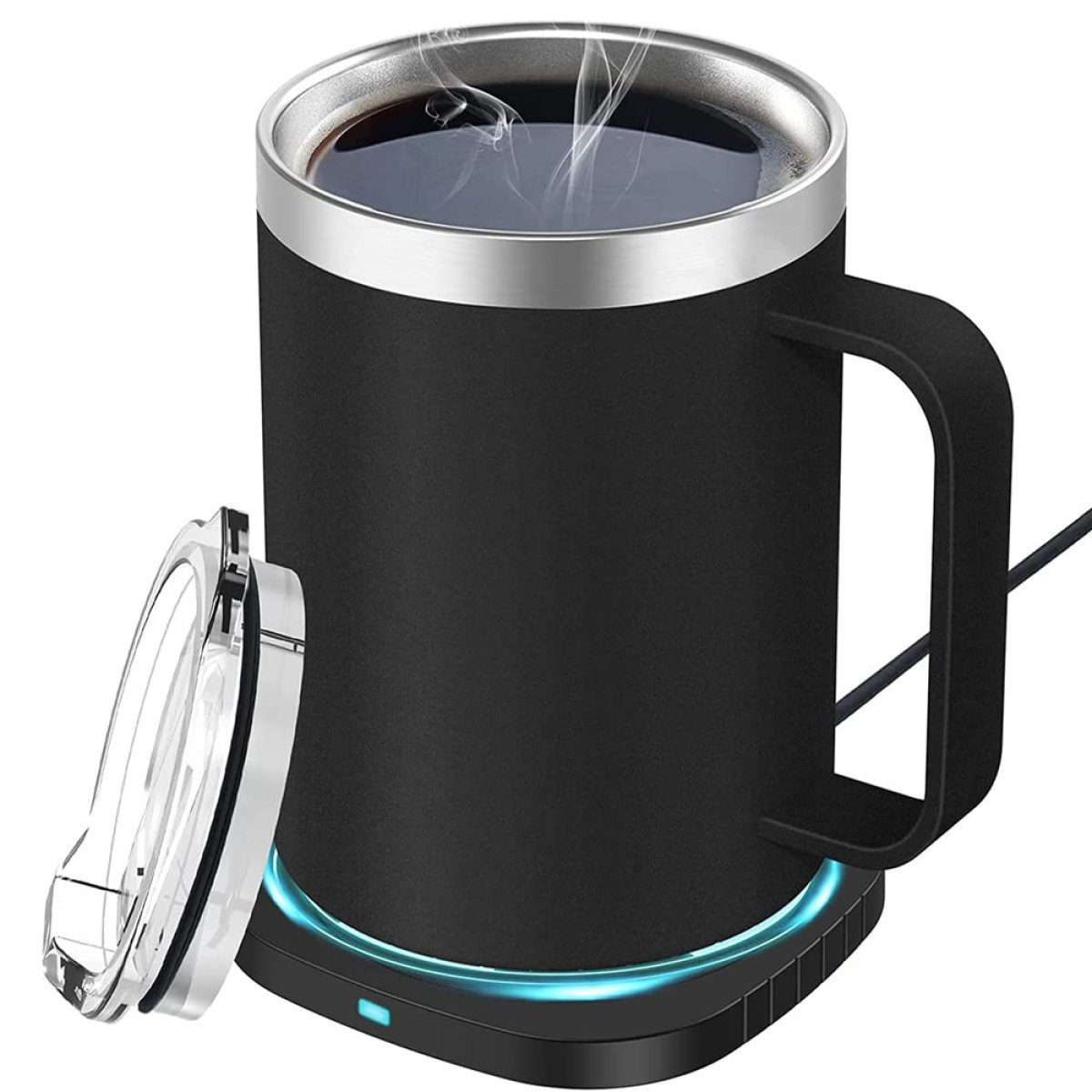 JedBesetzt Tassenwärmer Elektrischer Kaffeewärmer,Smart Schreibtisch Kaffeewärmer,büro gadgets