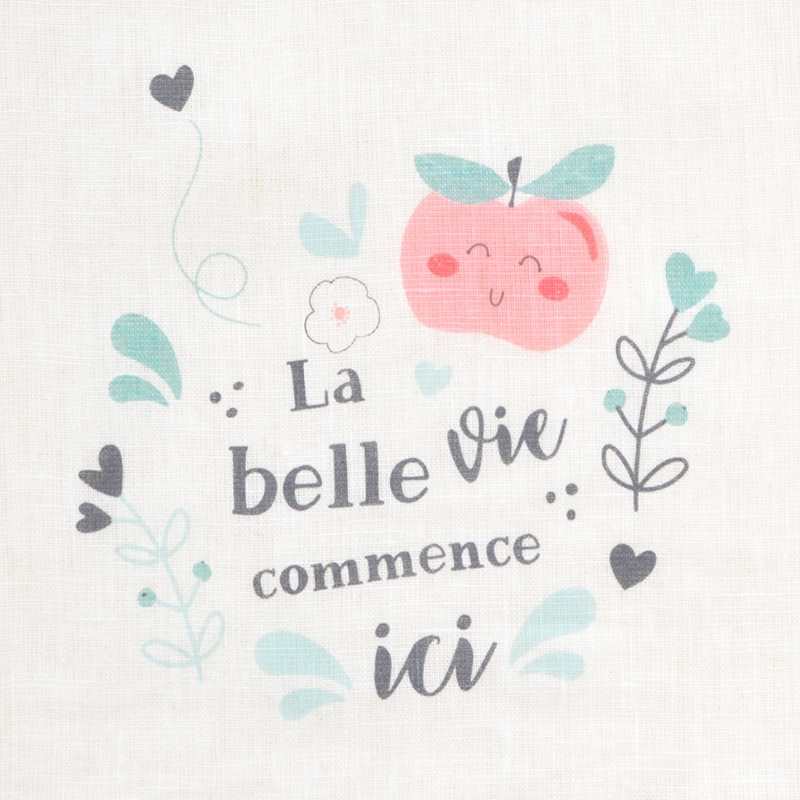 Bavoir élastiqué La belle vie