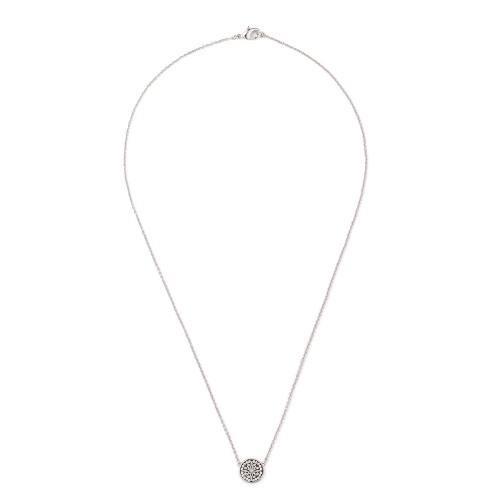 Pippa&Jean Collier tendance Étoilé Laiton Oxyde de zirconium (CZ) en Argent collier