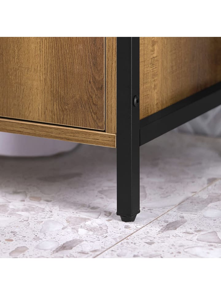 SoBuy Waschbeckenunterschrank in Braun - (B)60 x (H)60 x (T)30cm günstig kaufen onesize