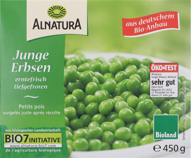 Alnatura Bio Junge Erbsen