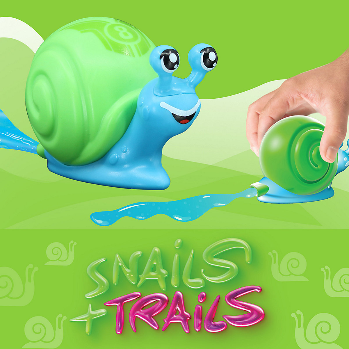 SLIMY® Snails + Trails - lustige Schnecken mit extra glitschigem Original Slimy Slime und bunten Schneckenhäusern