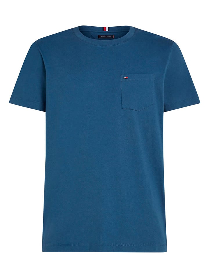 Tommy Hilfiger Shirt in Blau günstig kaufen