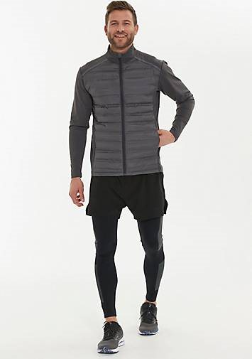 Endurance Laufjacke MIDAN mit wärmenden Steppeinsätzen
