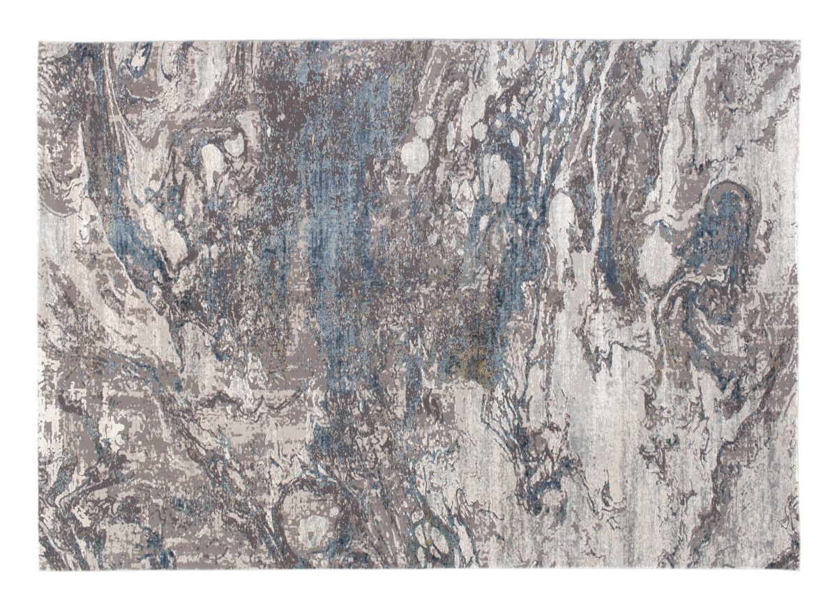 Webteppich Fjord Grau-Blau 160 cm