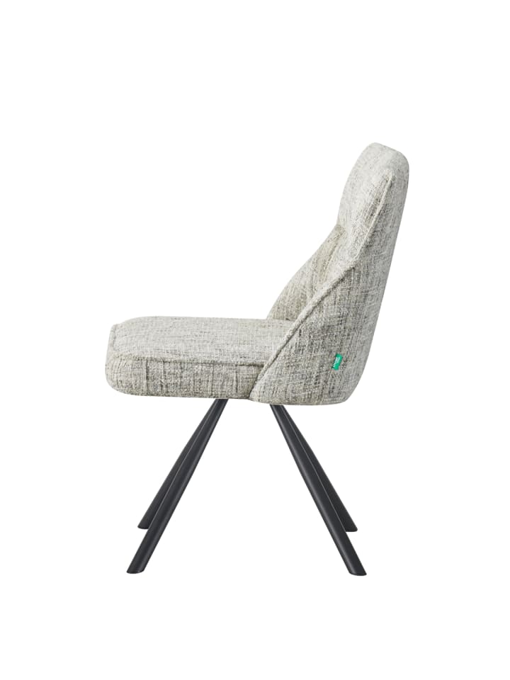 DUBI Möbel 2er-Set: Drehstuhl SERINA  in Hellgrau - (B)61 x (H)81 x  (T)62 cm günstig kaufen onesize