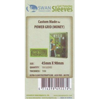 Swan Panasia Kartenhüllen 45mm x 90mm dünn (150)