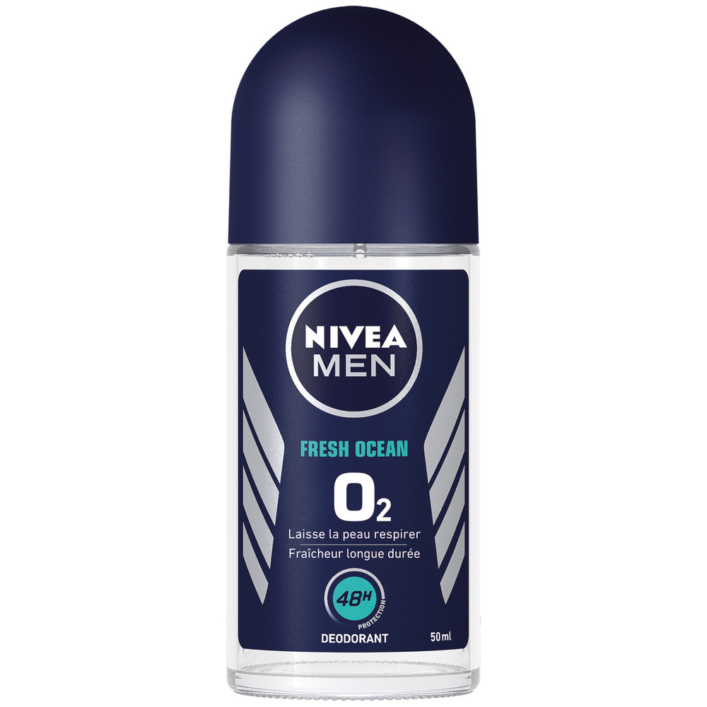 nivea FRESH OCEAN - Déodorant bille protection longue durée O² Déodorant bille homme