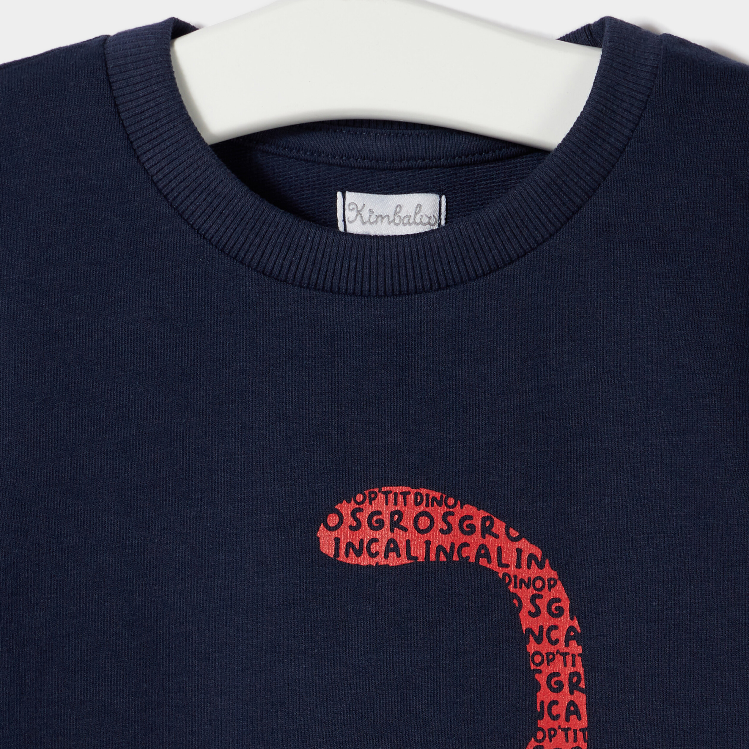 Sweat manches longues bleu marine bébé garçon | La Halle