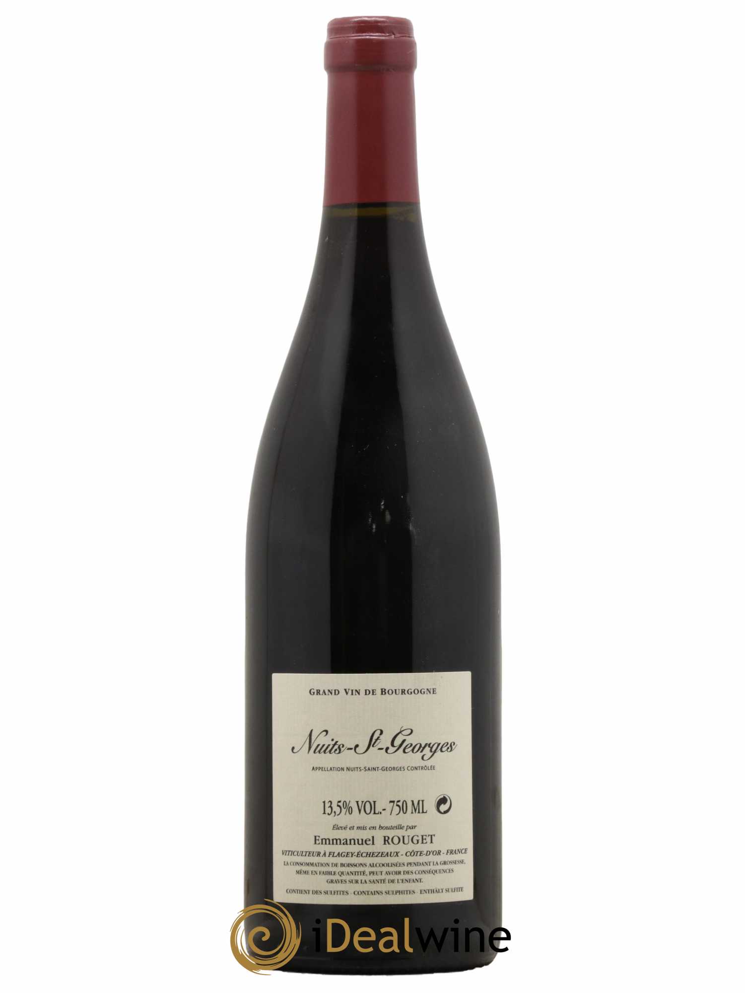 Nuits Saint-Georges Emmanuel Rouget  2010 - Lot de 1 Bouteille