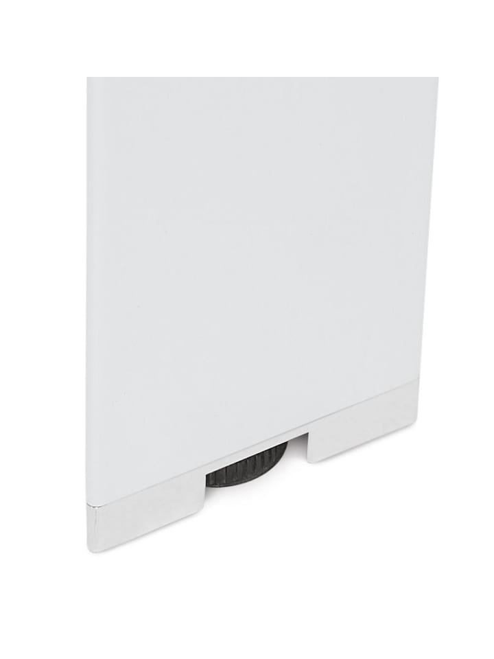 KADIMA DESIGN Schreibtisch Glas & Metall, 200x100cm minimalistisch funktional in Weiß günstig kaufen onesize