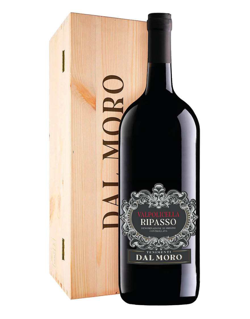 Valpolicella Ripasso DOC 2021 Dal Moro Magnum 1,5 ℓ, Caisse bois