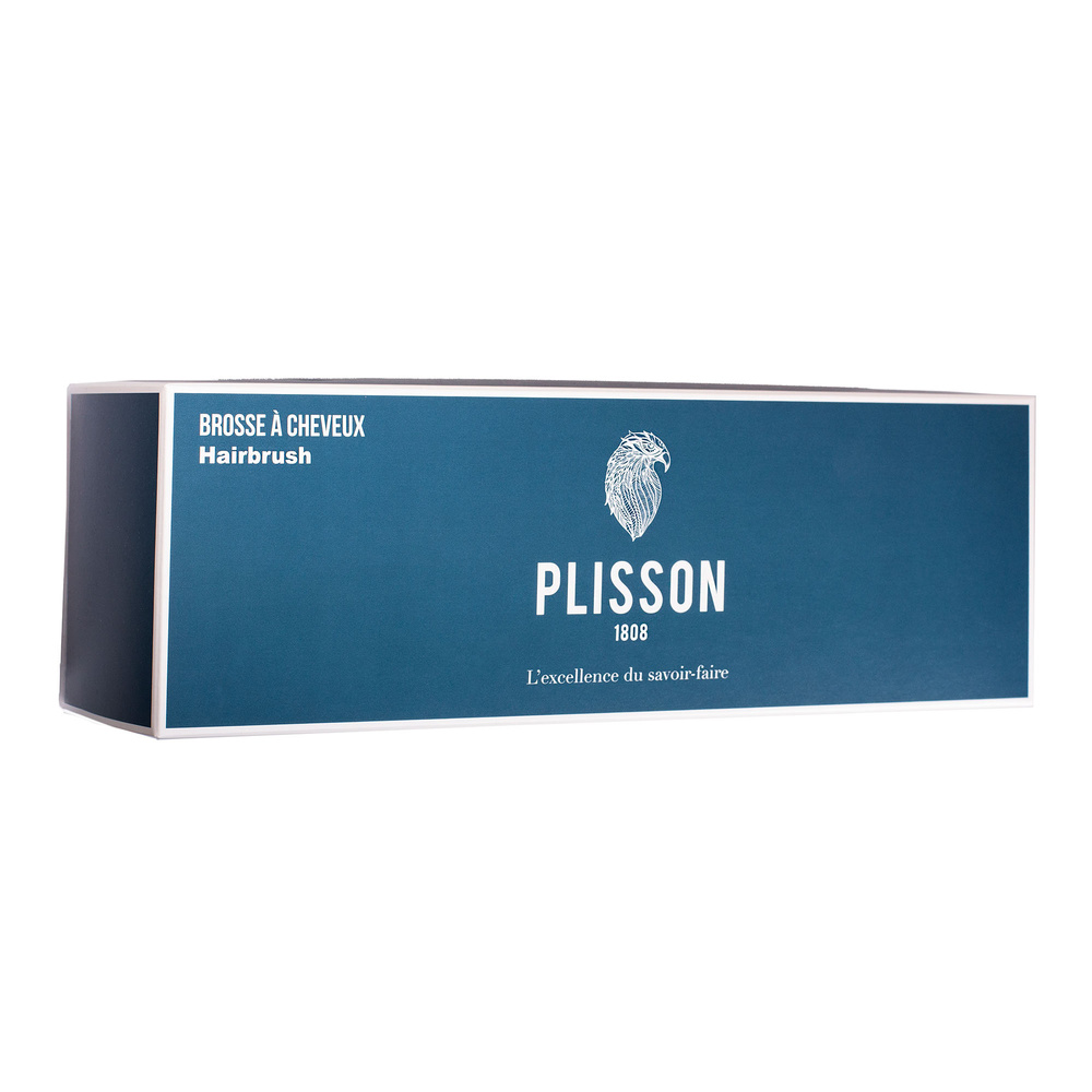 plisson 1808 Brosse à cheveux pneumatique grand modèle - Bois, Sanglier et Picots Nylon Brosse à Cheveux