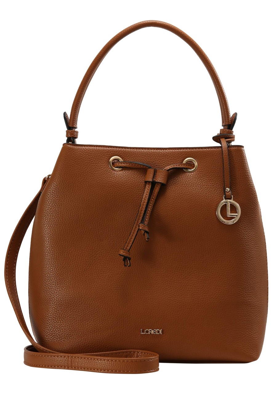 L. CREDI Handtaschen braun