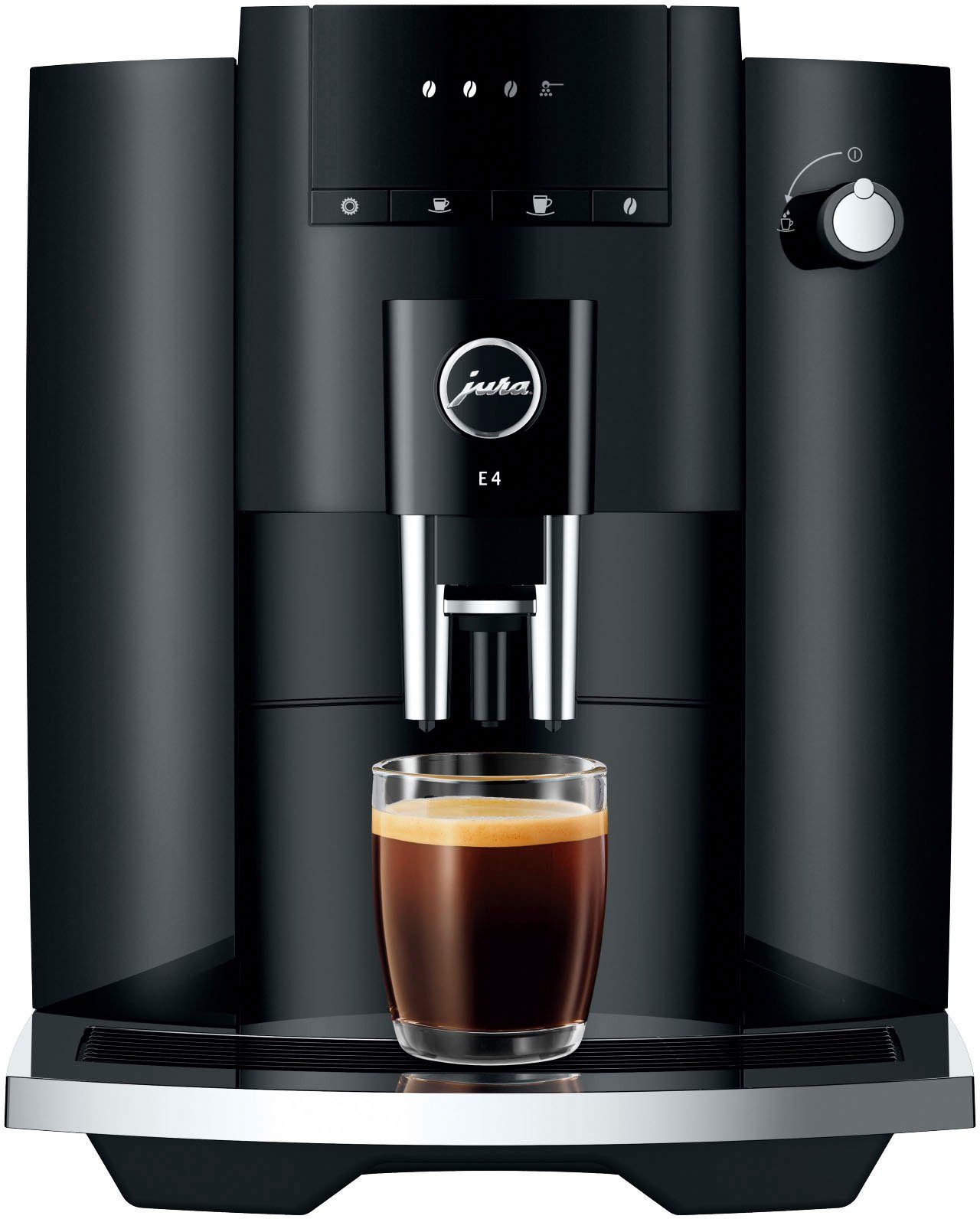 JURA Kaffeevollautomat 15435 E4 Piano Black (EA)