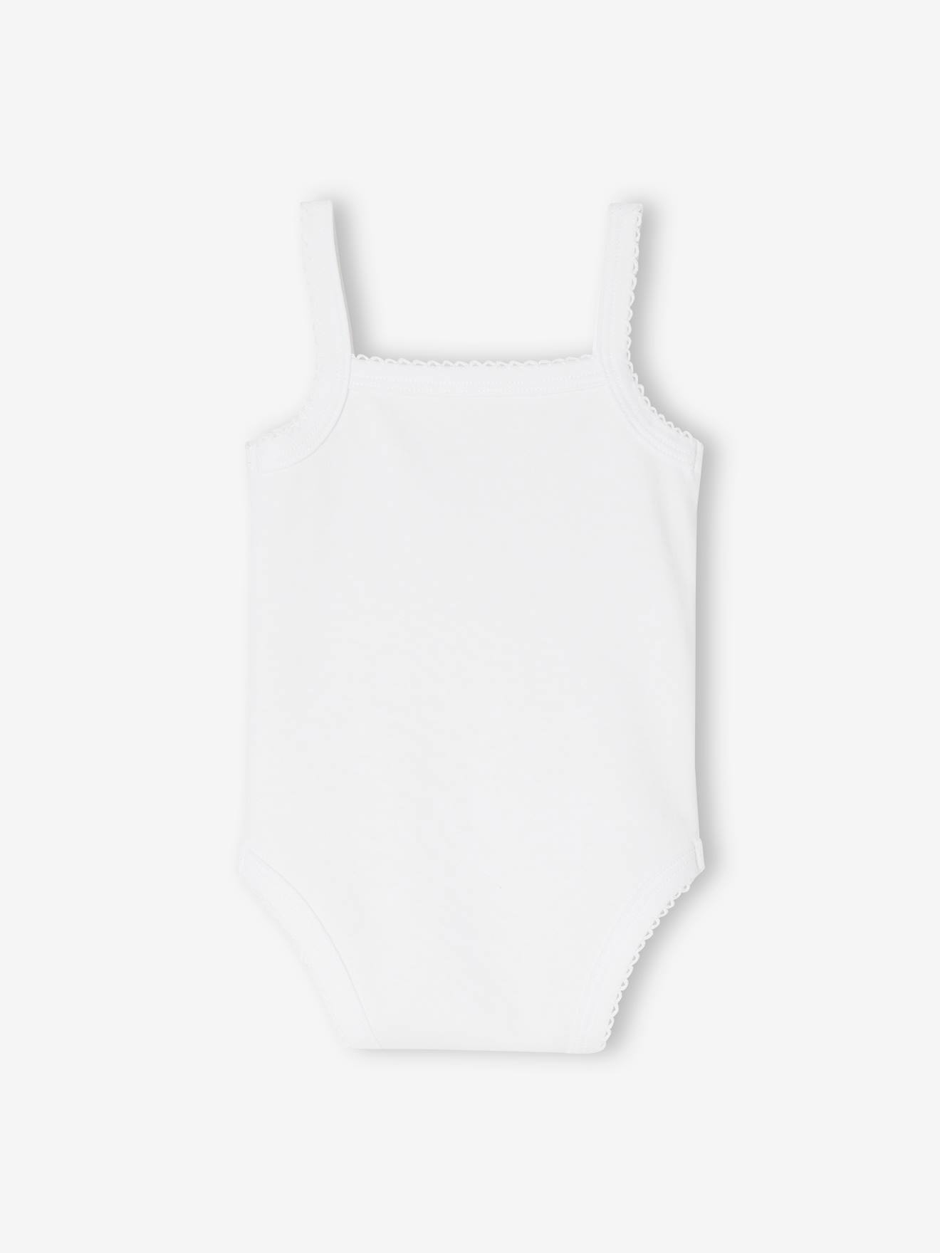 Vertbaudet 5er-Pack Baby Trägerbodys Bio-Baumwolle Oeko-Tex - altrosa