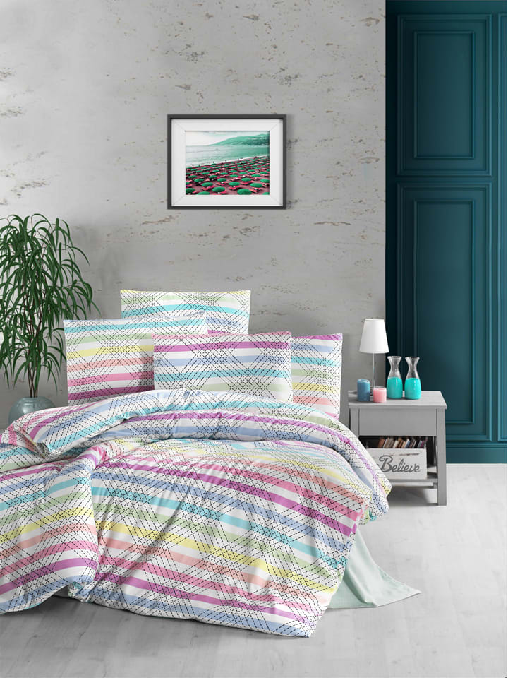 Elizabed Bettwäsche-Set in Bunt günstig kaufen