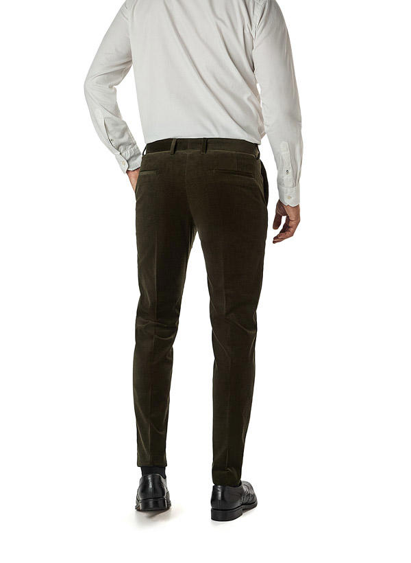Strellson, Hose Melwin, Slim Fit, Cord, grün