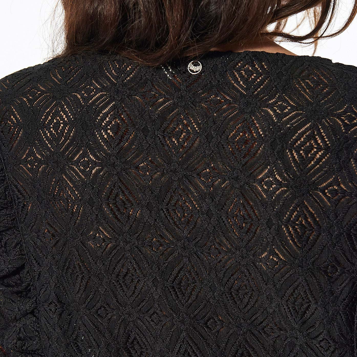 BHIBA  Robe cache-coeur noire Femme