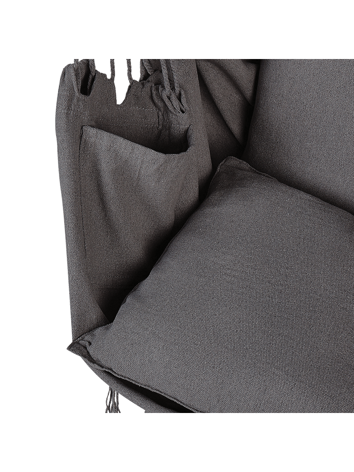 Beliani Hängesessel BONEA in Grau - (W) 95 x (H) 125 x (L) 55 cm günstig kaufen onesize