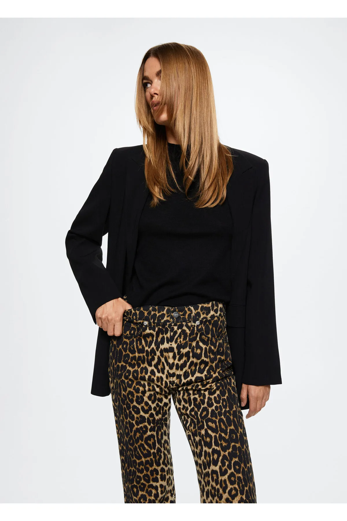 MANGO  Braune Damenjeans 37087755