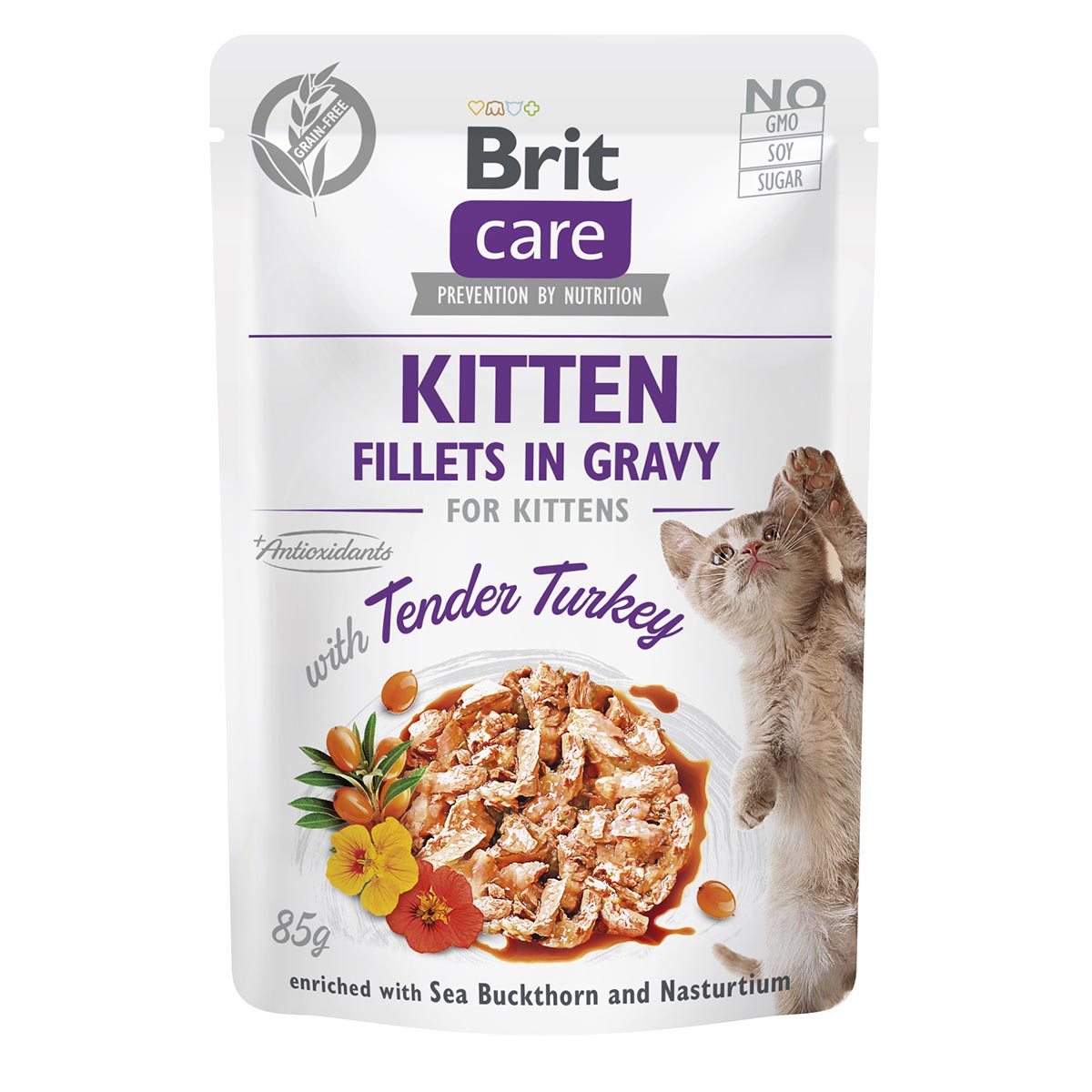 Brit Care Cat Kitten Fillets in Gravy with Turkey bei ZooRoyal