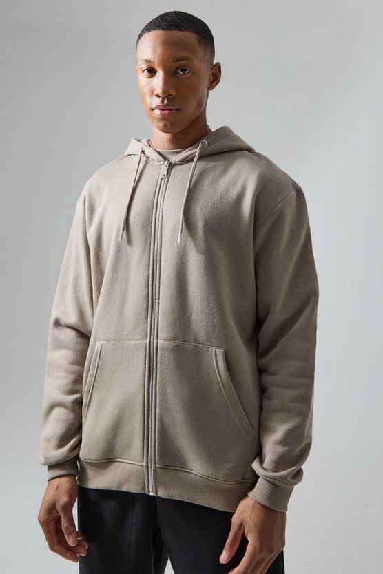 Man Active Oversize Hoodie mit Reißverschluss