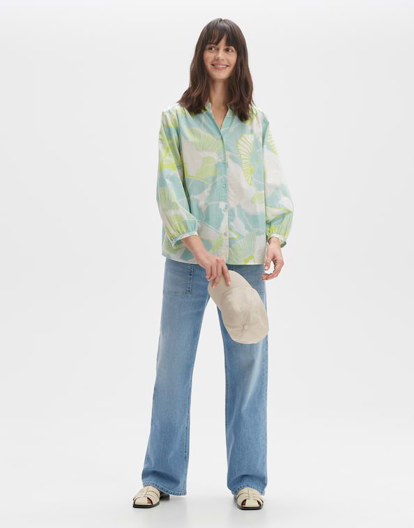 Printbluse Faomi nature